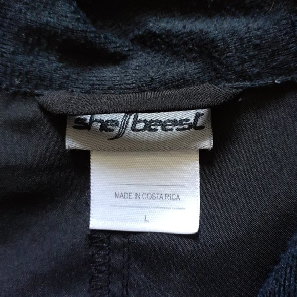 shebeest Full Zip Cycling Jacket Red Black Size L - Picture 3 of 11